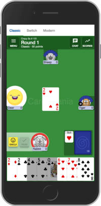 Play Crazy Eights online at CardzMania