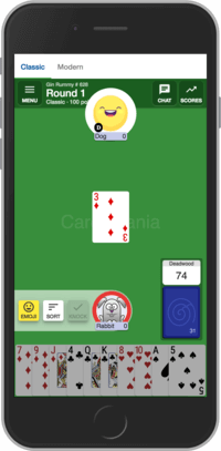 How to score rummy with 2 players